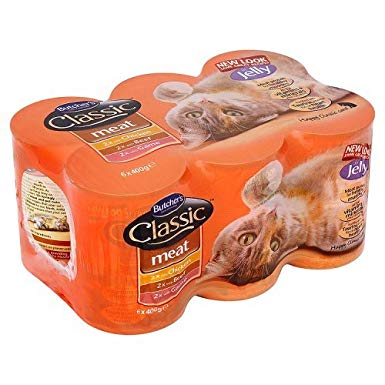 Butchers Classic Meat Wet Cat Cans - 6 x 400g